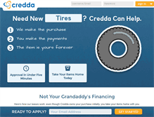 Tablet Screenshot of credda.com